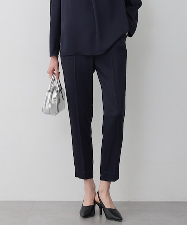 アセテートダブルサテン スティックパンツ