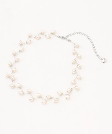 パールショートネックレス