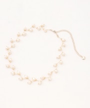 パールショートネックレス