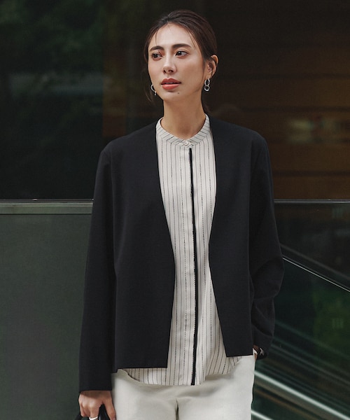 アイシービー/ノーカラージャケットの通販｜&mall（アンドモール）三井