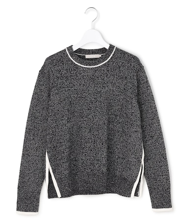 コットンツイスター クルーネックニット