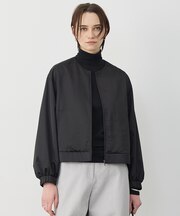 【2WAY】 ダルグロッシーサテン ボウタイ付きブルゾン