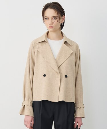 ミックスブッチャー ショートトレンチコート