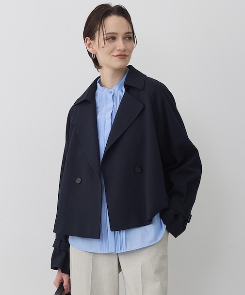 ミックスブッチャー ショートトレンチコート