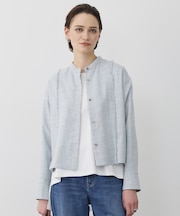 ライトスラブツイード シャツジャケット