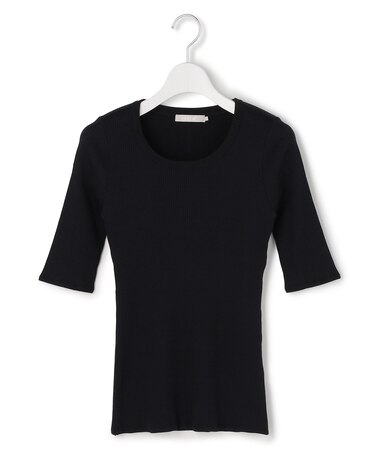 4×2リブ プルオーバーカットソー