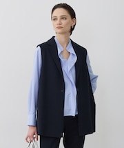 ミックスブッチャー バックスリットジレ