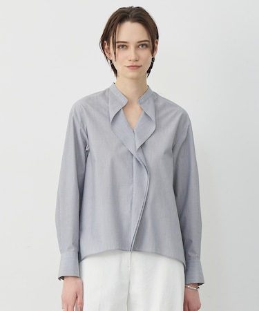 クリーンブロード ラッフルデザイン プルオーバーブラウス