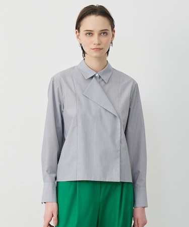 クリーンブロード ライダース風 クロップドシャツ