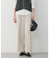 ドライリネンストレッチ ワイドストレートパンツ