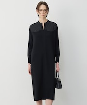 クリアレーヨンストレッチ ニットワンピース