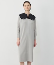 クリアレーヨンストレッチ ニットワンピース