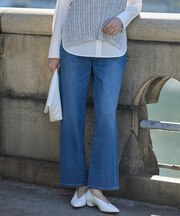 ライトストレッチデニム ストレートパンツ