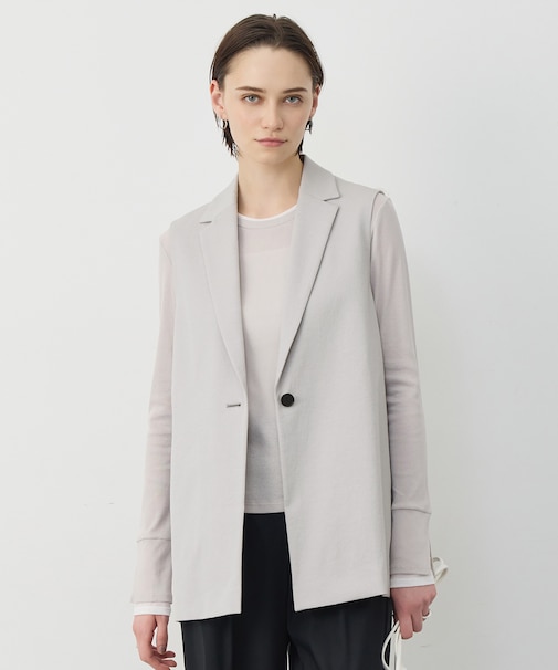 LooseWeave バックスリットジレ