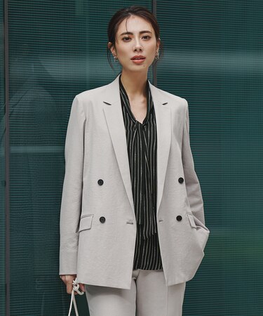 LooseWeave ダブルブレストジャケット