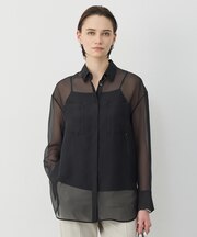 ドライシアーオーガンジー シャツ