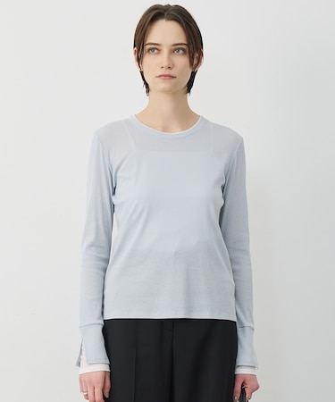 セミシアーテレコ レイヤード風カットソー