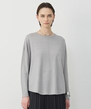 リネンレーヨンハイゲージ プルオーバーニット