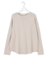 リネンレーヨンハイゲージ プルオーバーニット