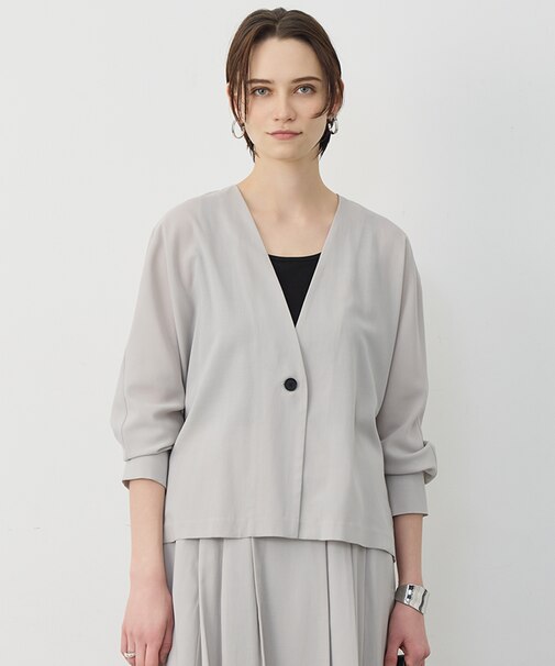 ハイツイストドライメッシュ ノーカラージャケット