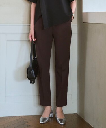 【新色追加・WEB限定カラーあり】FluidBackSatin ドロストパンツ