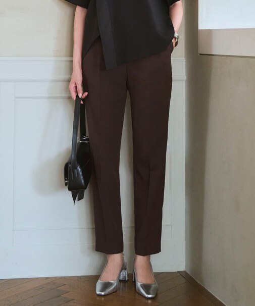【新色追加・WEB限定カラーあり】FluidBackSatin ドロストパンツ