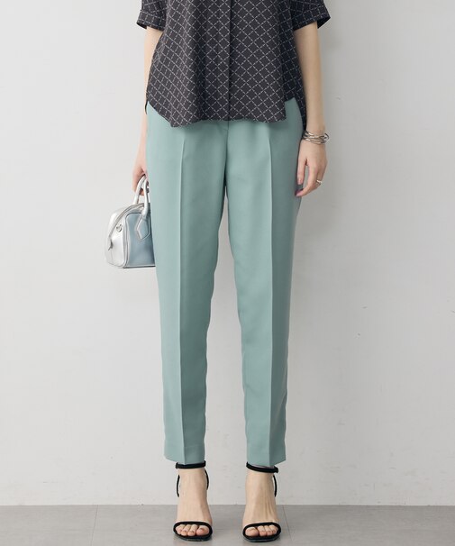 【WEB限定カラーあり】FluidBackSatin ドロストパンツ