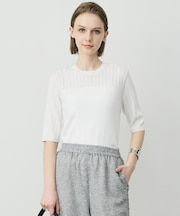 レースパターン ニット