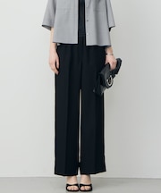 【WEB限定カラーあり】FluidBackSatin ワイドパンツ