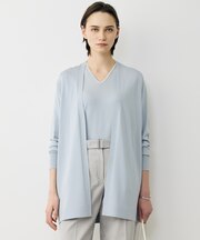 シンセティックハイゲージ ロングカーディガン