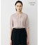 【WEB限定】BackSatinAmunzen 5分袖キーネックブラウス
