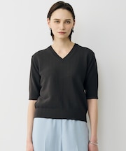 ブライトコイル Vネックニット