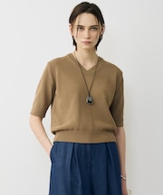 ブライトコイル Vネックニット