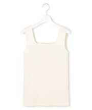 【WEB限定カラーあり】 ブロードステッチリブ タンクトップ