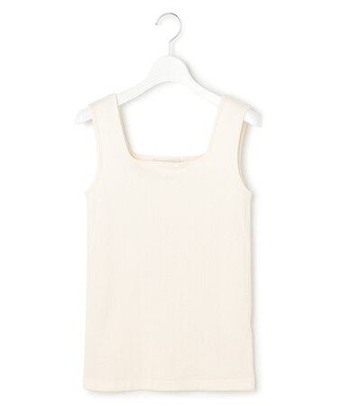 【WEB限定カラーあり】 ブロードステッチリブ タンクトップ