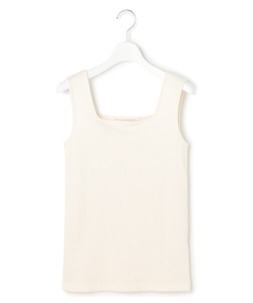 【WEB限定カラーあり】 ブロードステッチリブ タンクトップ