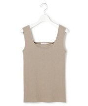 【WEB限定カラーあり】 ブロードステッチリブ タンクトップ