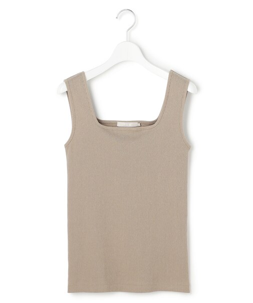 【WEB限定カラーあり】 ブロードステッチリブ タンクトップ