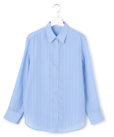 【WEB＆一部店舗限定】PreshrunkCupraStripe シャツ