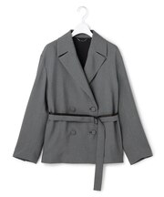 【WEB＆一部店舗限定】 SerikaWorsted トレンチ型ショートコート