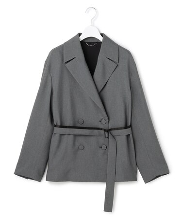 【WEB＆一部店舗限定】 SerikaWorsted トレンチ型ショートコート