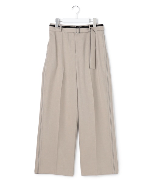 WEB＆一部店舗限定】 SerikaWorsted ワイドストレートパンツ｜アイ