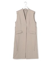 【WEB&一部店舗限定】 SerikaWorsted ノーカラーロングジレ