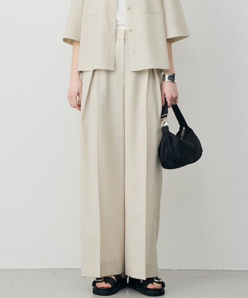 ドライクールトロ クロスタックワイドパンツ