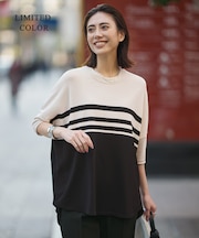 【WEB限定カラーあり】VIS/NYハイゲージ プルオーバーニット