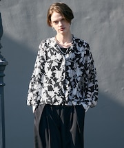 【30th ANNIVERSARY】 アーカイブフラワープリント ドルマンスリーブブラウス