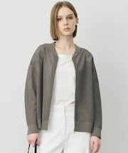 メッシュレースブルゾン