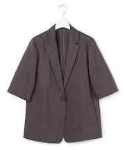 Peラミーシアータフタ 半袖ジャケット