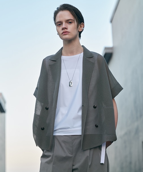 【30th ANNIVERSARY】シアーライトリュクス ニットジャケット