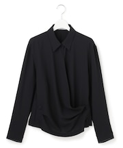 【WEB&一部店舗限定】ClaireGeorgette カシュクールドレープブラウス
